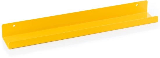 Supporto per dischi in vinile – Pannello di esposizione in metallo – Mostra i tuoi dischi preferiti sulla parete – Questo supporto per dischi si adatta a tutti i dischi (Giallo)