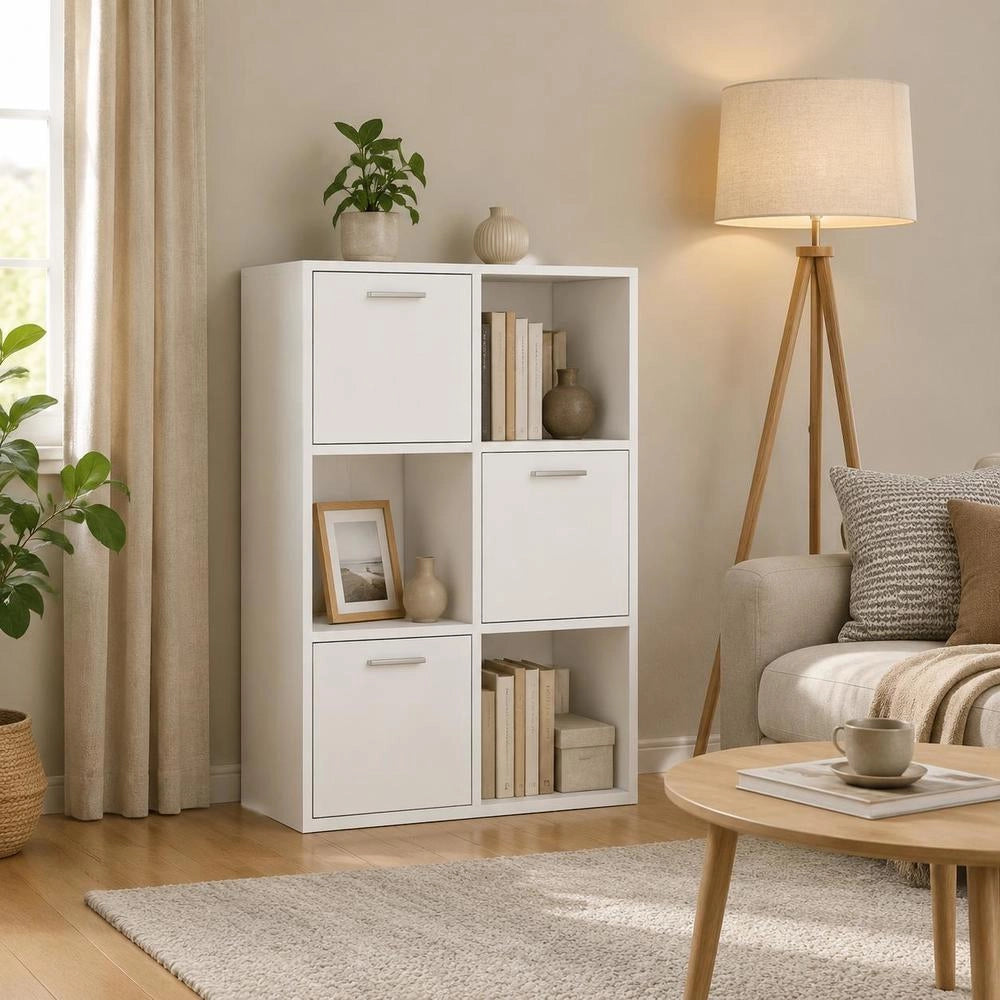 Storage Cabinet, White, 60x29.5x90 Cm, Wood-based Material