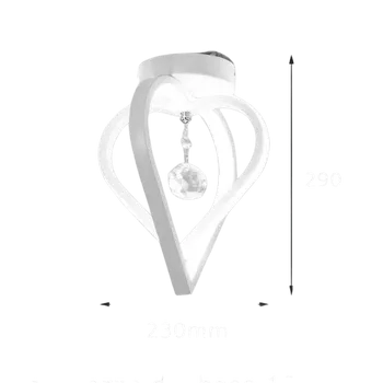 LAMPADA DA SOFFITTO CORRIDOIO DISEGN MODERNO CON CRISTALLO 22w 1760lumen ip20 LUCE CALDA 3000K