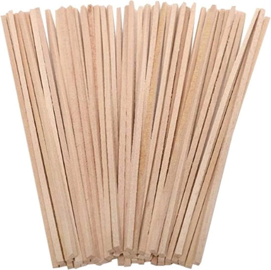 100 stecchi per zucchero - 28 cm lunghe stecche - confezionati in Francia - 100 pezzi