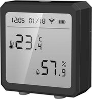 Termometro e Hygrometro Intelligente con Display LCD e Controllo App - Sensore di Temperatura e Umidità