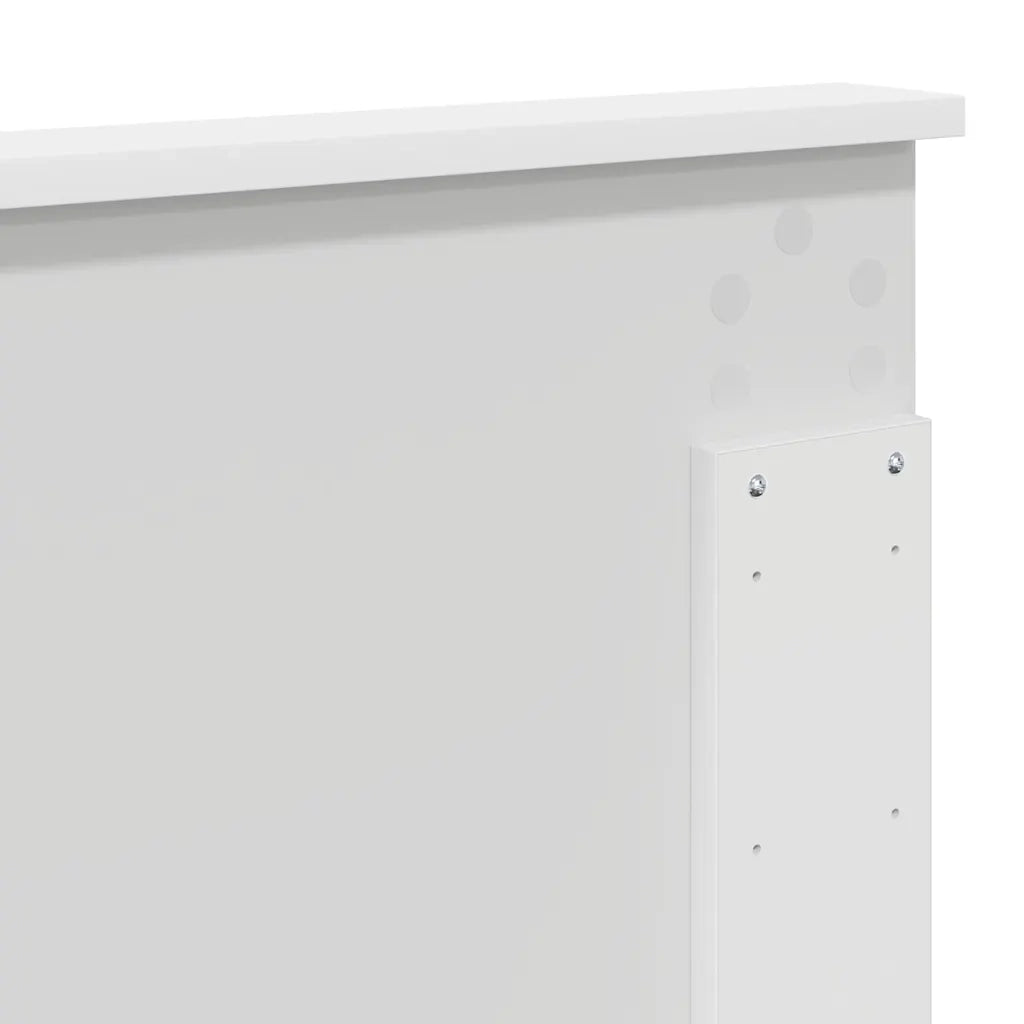 Testiera-Testata-Testiera Decorativa Bianco 180 cm Legno multistrato 960333