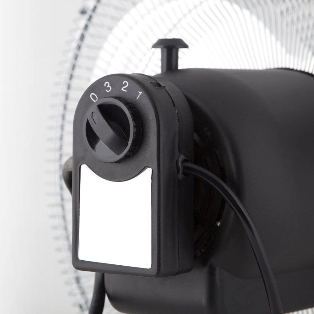 Trade Shop - Ventilatore 3in1 Piantana Da Tavolo Parete 3 Velocità Oscillazione 55w Pale 45cm -