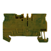 Morsetto passante terra 1,5mmq 1 piano 2 conduttori Weidmuller