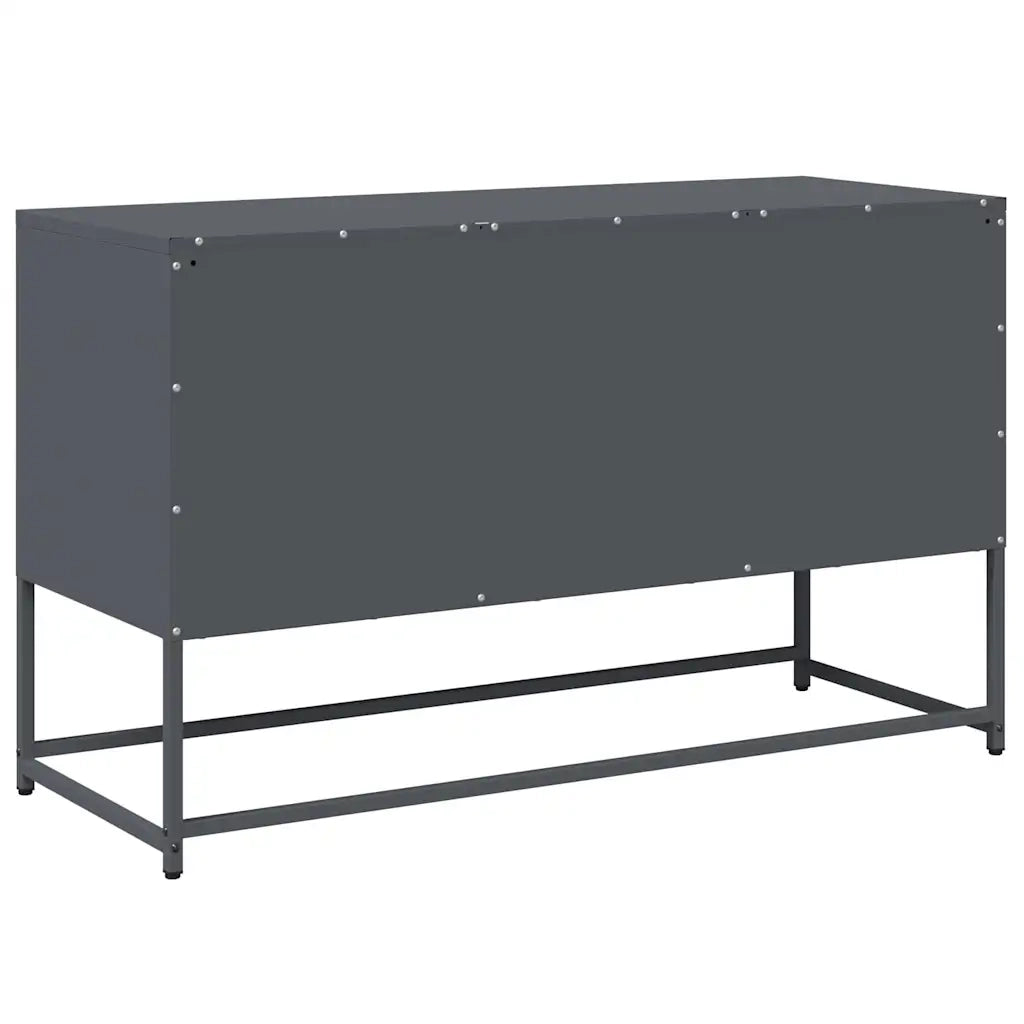 Mobile TV Antracite 100,5x39x60,5 cm in Acciaio