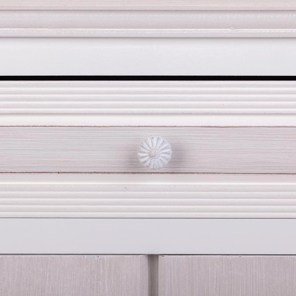 Mobile da ingresso in legno bianco 60x30x78h cm