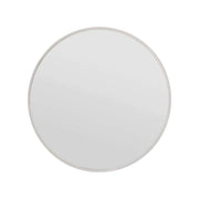 Specchio Adelasia, Specchiera, Articolo d'arredo a muro, Decorazione con specchio, 60x2h60 cm, Bianco