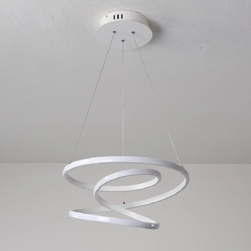 Lampadario Led a Sospensione illuminazione dal Design Moderno Regolabile 6440 Lm