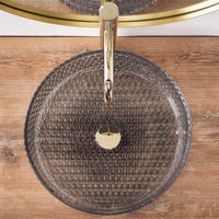 Lavabo Da Appoggio Rea Cristal Grey 39