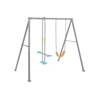 44122 - Altalena Colore Grigio 2 Componenti Cm 241 (L) X 244 (P) X 201 (H)