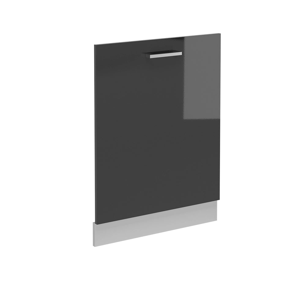 Pannello frontale della lavastoviglie R-Line Antracite lucido/Bianco 60 cm senza piano di lavoro Vicco