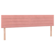 Testiera | Testata Rosa 160x5x78/88 cm in Velluto
