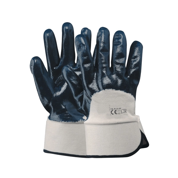 GUANTO COTONE/IMPREGNATO NBR BLU Tg. 9 - 12 paia
