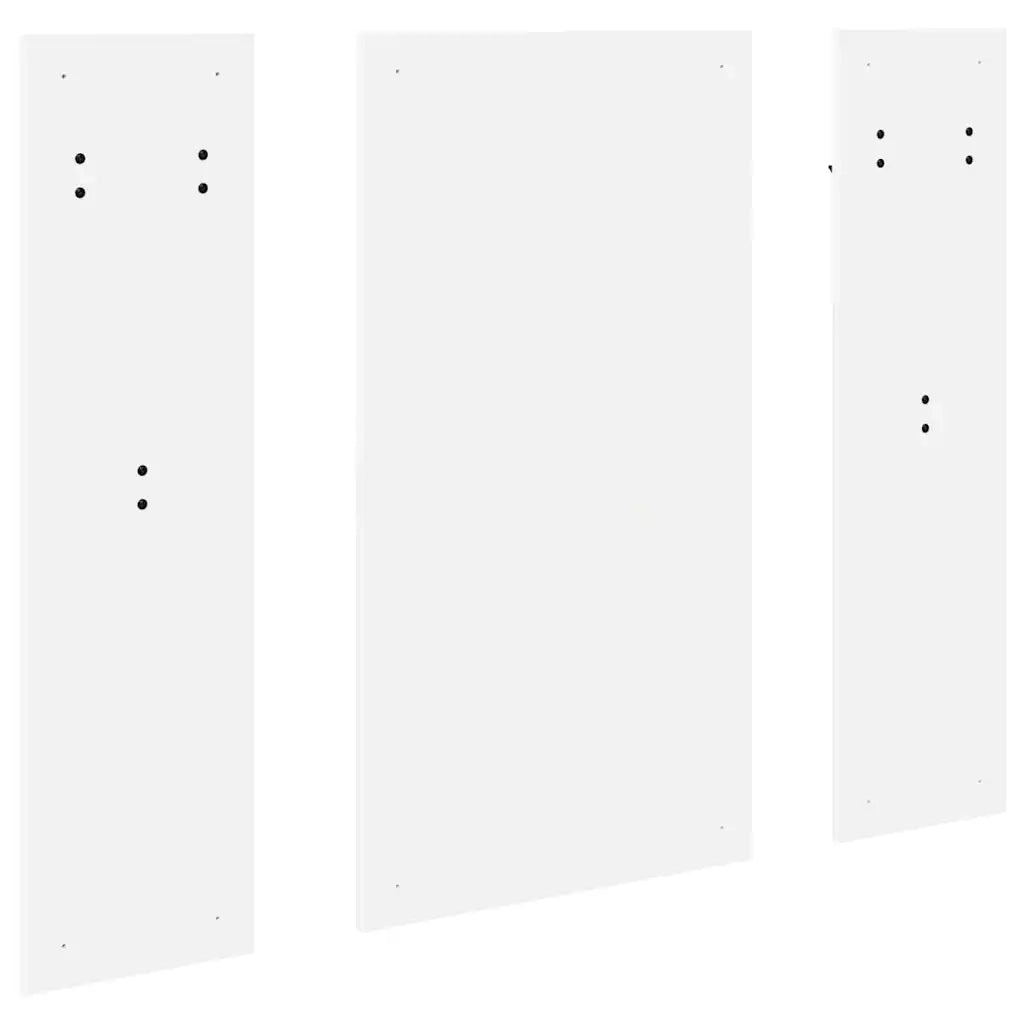 vidaXL Appendiabiti a muro Bianco 96 x 1.5 x 90 cm Legno multistrato