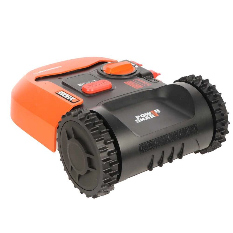 Robot rasaerba automatico WR168E Landroid WiFi Bluetooth con taglio Cut to Edge per giardini fino a 250 m² - Worx