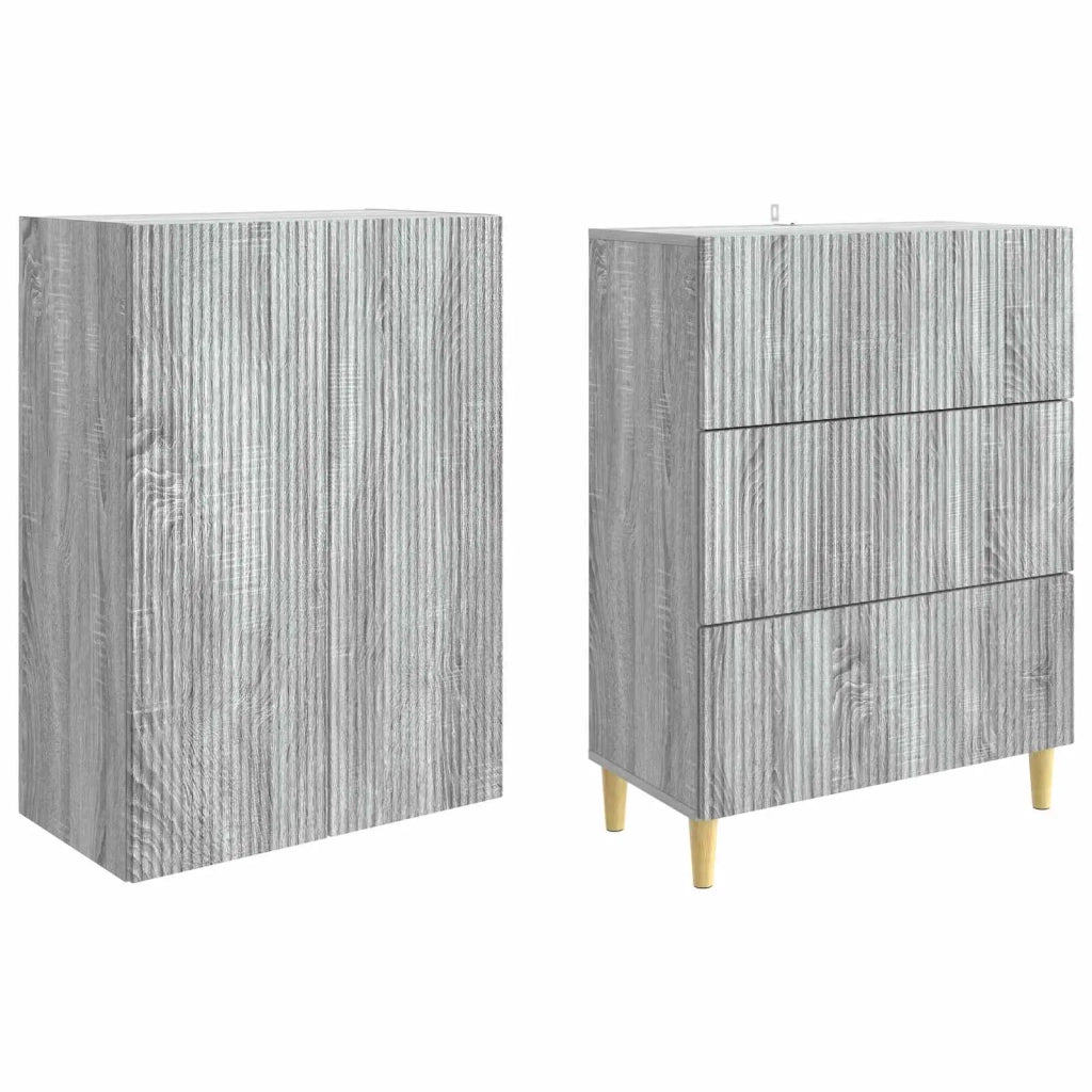 Set di armadi 2 pcs 66 x 34,5 x 90 cm Legno ingegnerizzato 3416562