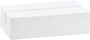 Sostegno per Carta da Tavola in Legno Bianco - Supporto per Carte da Tavola - Supporto per Menu - Supporto per Foto - Ideale per Matrimoni e Celebrazioni - Dimensioni 4x7,6x2 cm - Sostegno per Carte da Tavola da Tavolo
