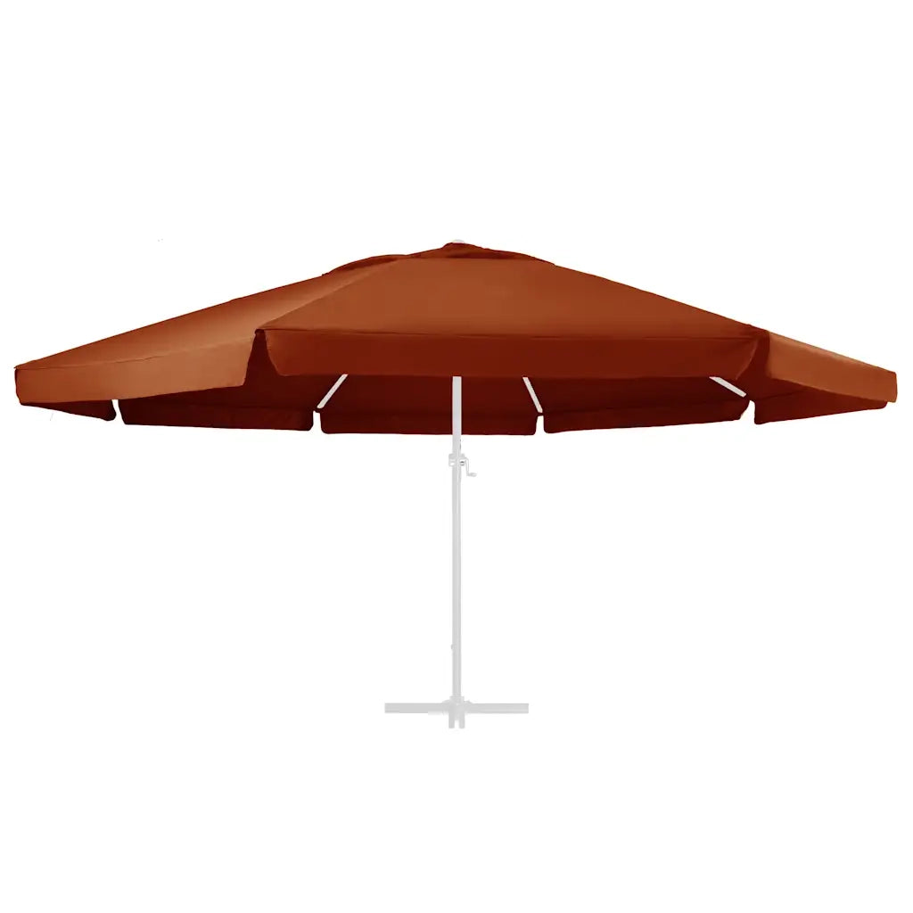 Telo di Ricambio per Ombrellone Terracotta 610 cm CFW6595841