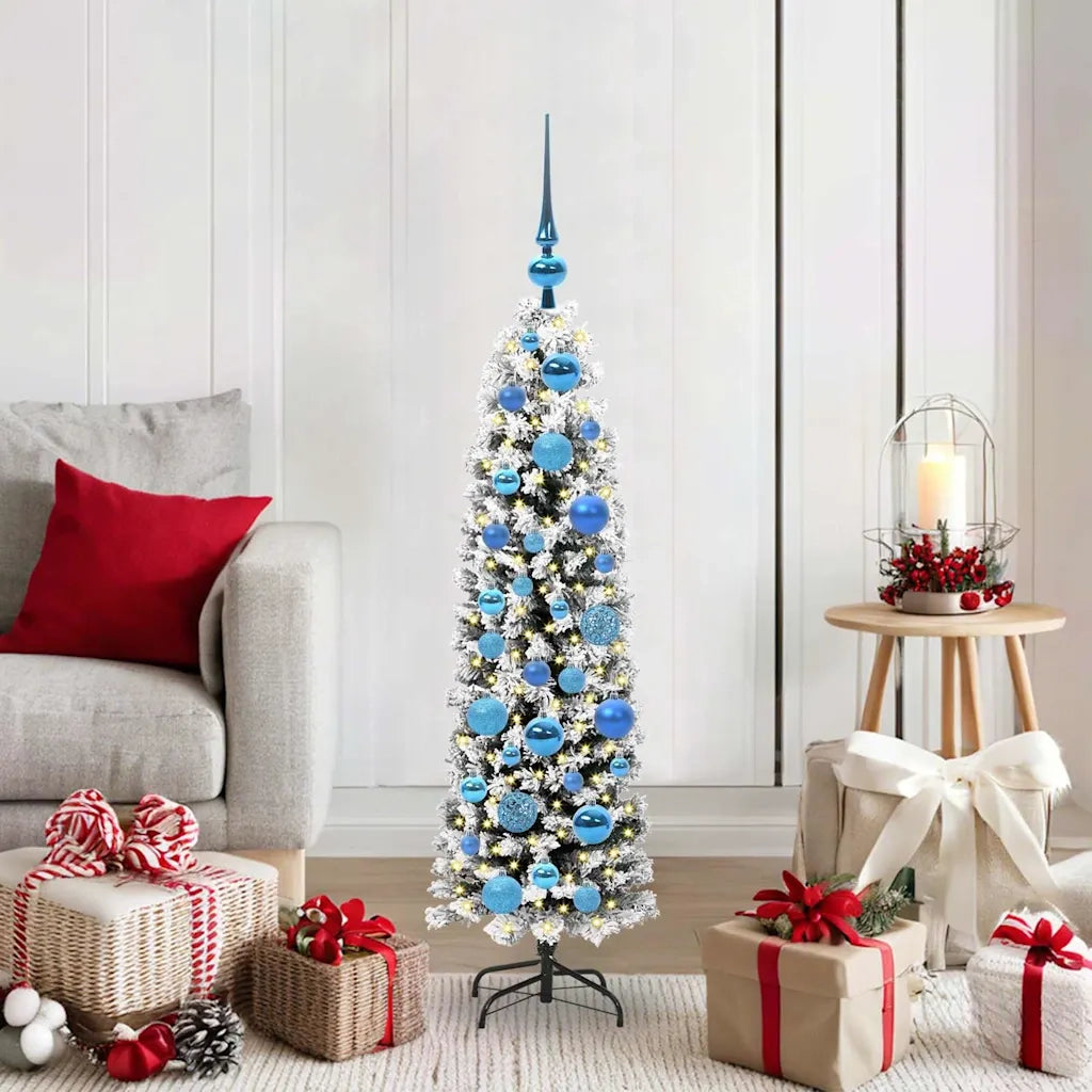 Albero di Natale artificiale con 150 LED Verde 120 cm 3395003