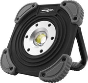 Lampada LED a batteria con 1400 lumen 10 W regolabile - lampada da lavoro IP64 - uso in cantiere officina garage - proiettore LED
