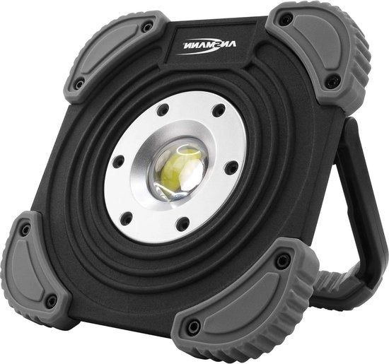 Lampada LED a batteria con 1400 lumen 10 W regolabile - lampada da lavoro IP64 - uso in cantiere officina garage - proiettore LED