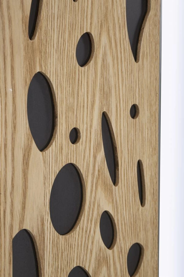 Specchio da Muro Terry 60x1x90 cm in MDF e Specchio Multicolor