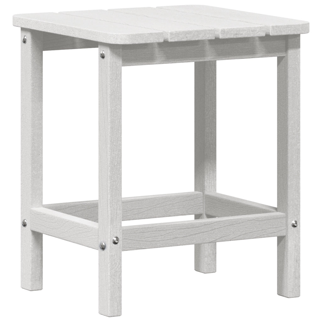 Set Lounge Giardino 3 Pezzi Bianco HDPE