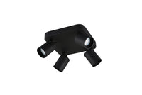 Faretto da Interno  GU10 in Metallo Nero Opaco