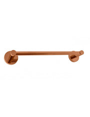 Portasciugamani a parete COLORADO in ottone oro rosa spazzolato 34,3x7,2cm