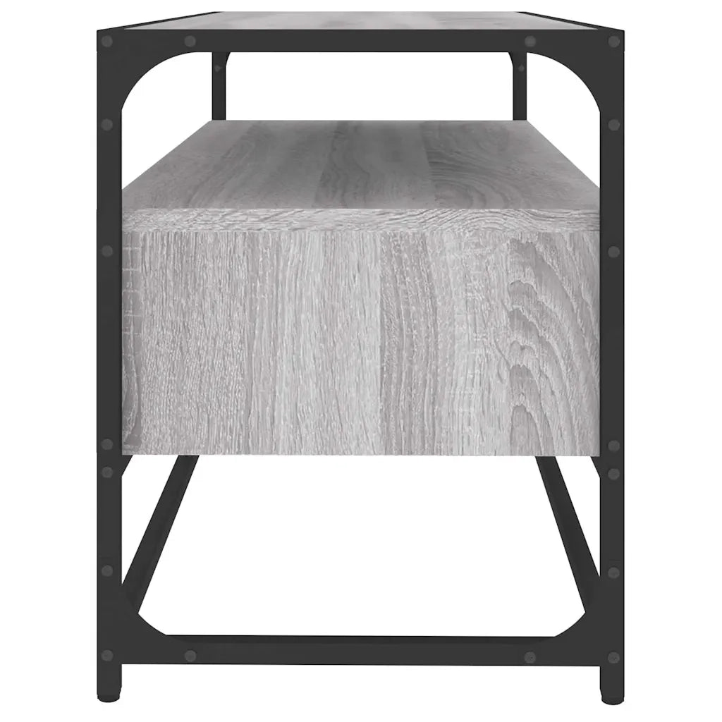 Mobile Porta TV Grigio Sonoma 80x35x45 cm in Legno Multistrato 826313