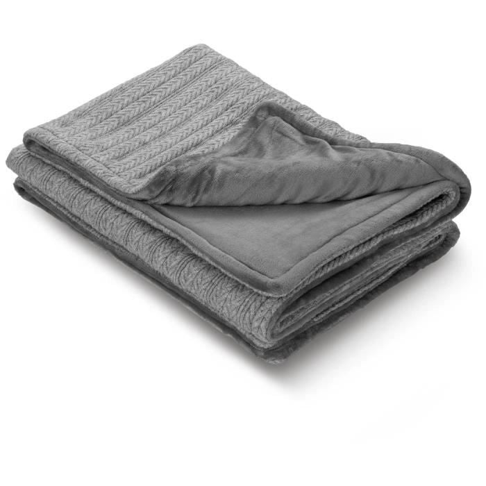 Coperta termica reversibile in rete - MEDISANA - HB 680 - Riscaldamento rapido 120 W - Spegnimento automatico