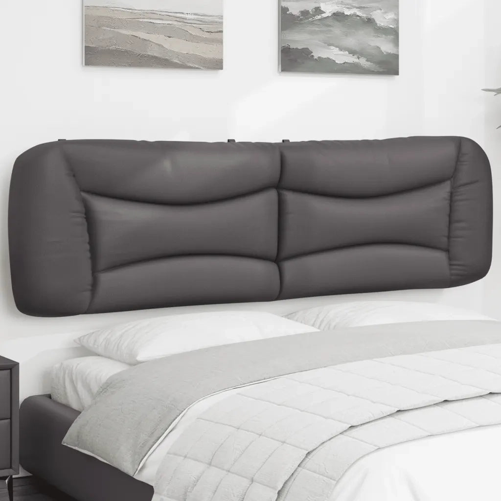 Cuscino Testiera Hvar Grigio 180 cm in Similpelle CFW9212090