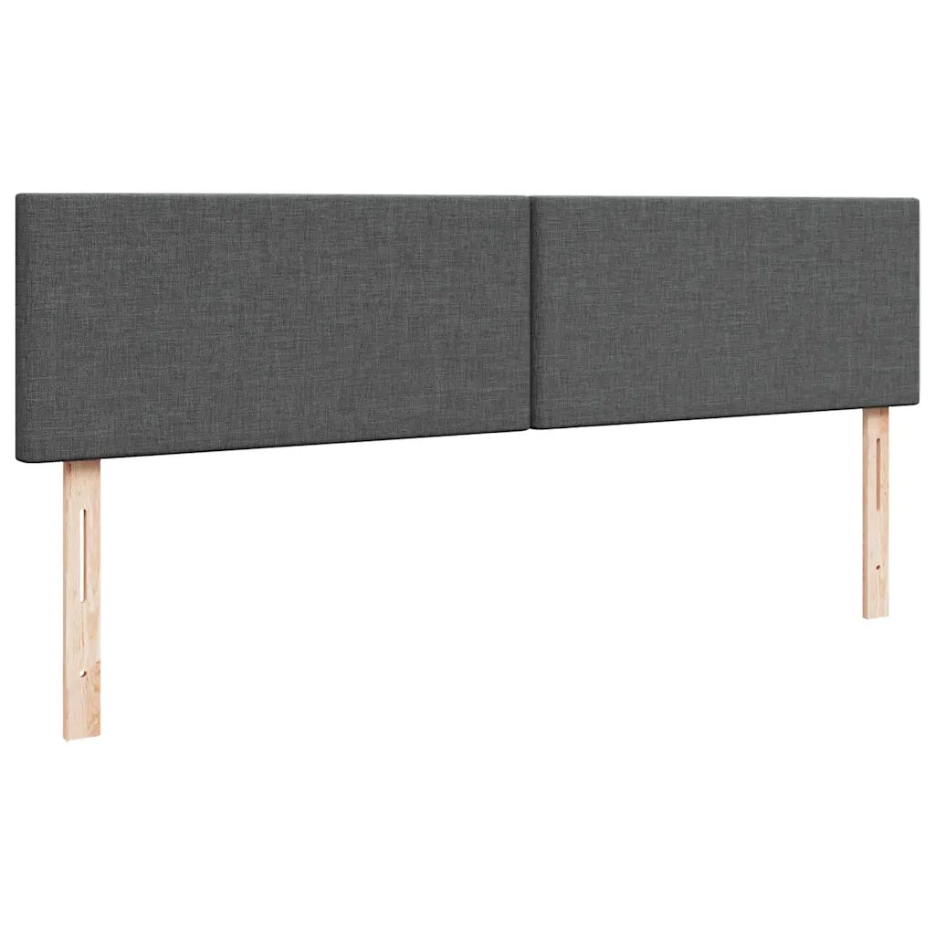 vidaXL Struttura Letto Pouf con Materasso 160x200 cm in Tessuto