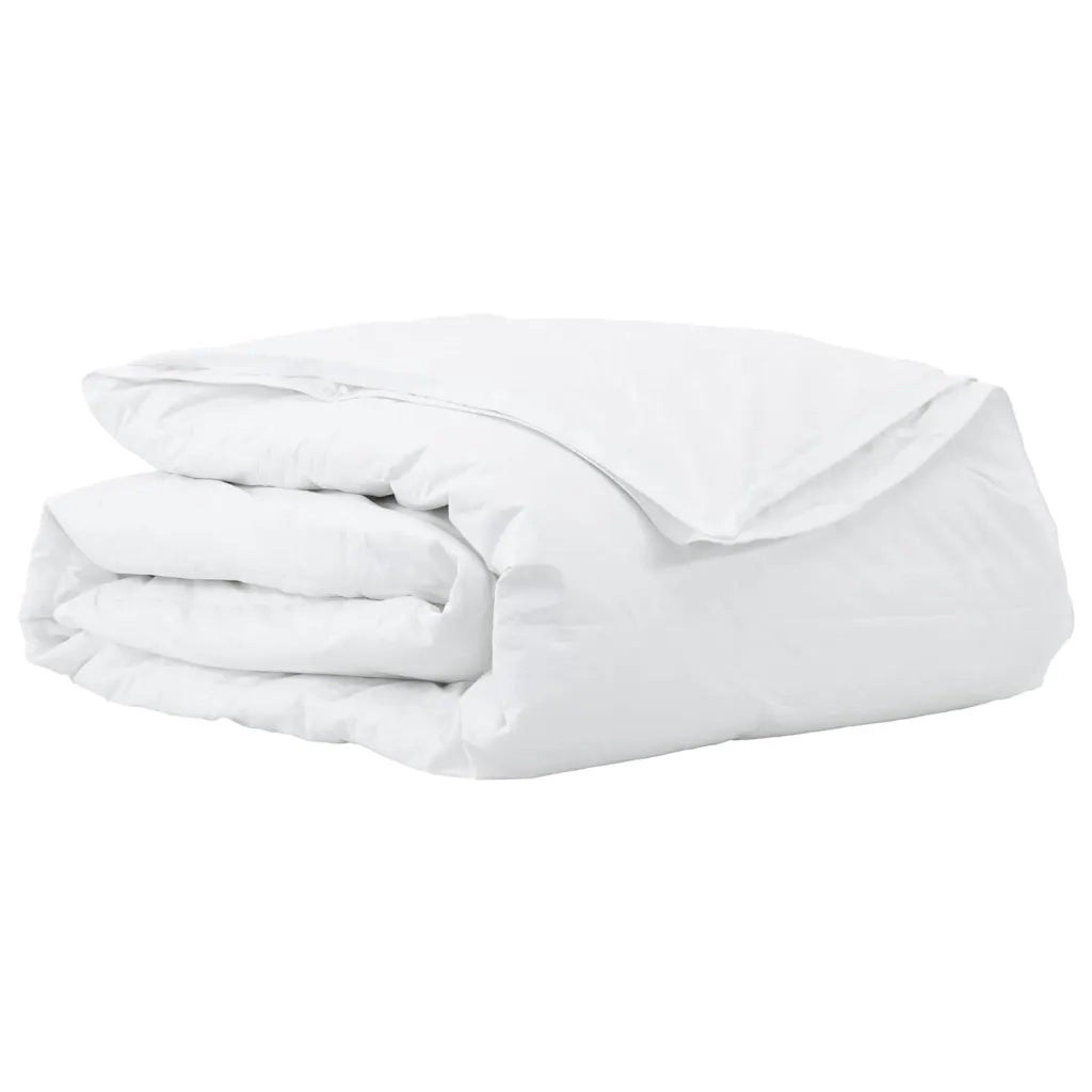 vidaXL Quilt e Piumini Bianco 240 x 200 cm Piume