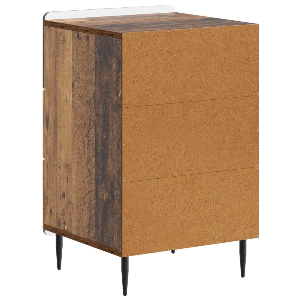 Armadio da Notte con cassetto Legno antico 43x 41 x 68 cm