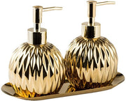 Dispensatore di sapone - 2x400 ML - Bagno - Doccia - Pompa di sapone - Sapone per mano - Pompa di sapone autonomo - Set riutilizzabile - flaconi a compressione - flaconi a dosatore - Flessi di crema vuoti