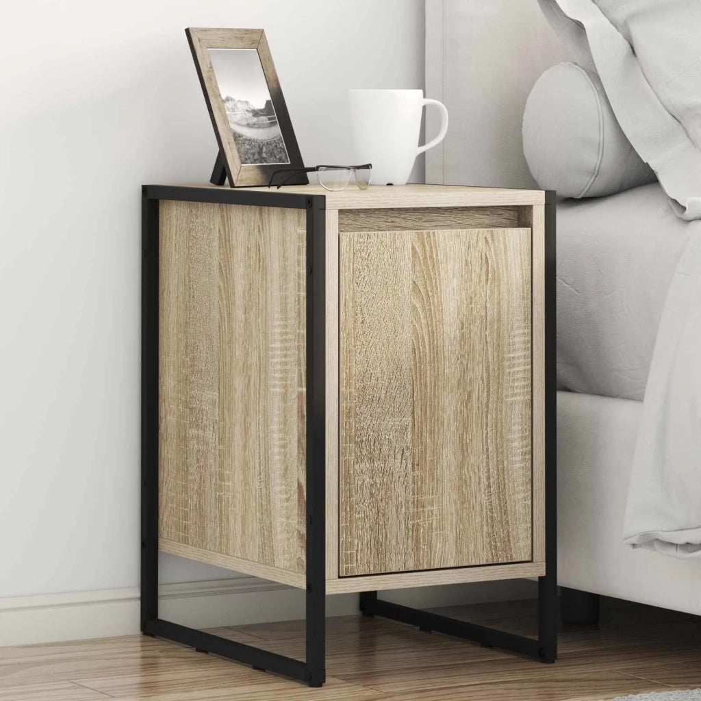 Set di 2 Comodini | Armadio da Notte | Mobiletto da notte Sonoma 39,5 x 30 x 50 cm Legno multistrato
