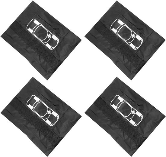 Set di coperture per camper, caravan e rimorchi - Protezione UV - Impermeabile - Nero