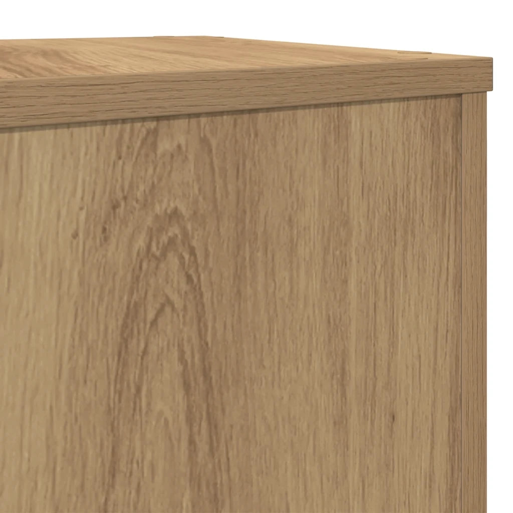 Supporti per Piante 2 pz Rovere 25x25x80 cm in Multistrato