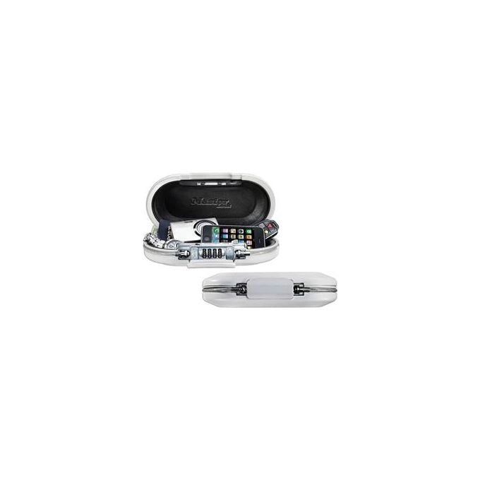 Master Lock 5900EURDWHT Cassetta di Sicurezza Portatile combinazione 4 cifre cavo 50 cm capacita' 0.7 L colore Bianco