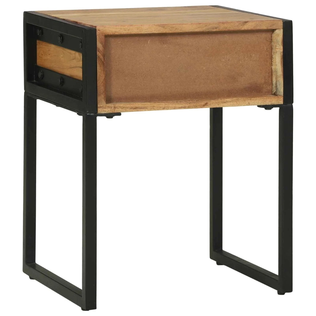 Comodino con cassetto Marrone 40 x 35 x 50 cm 374105