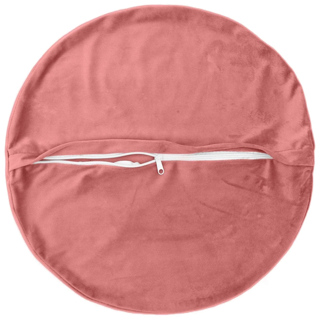 Cuscino con cuscino HEERLEN 2 pz Rosa Velluto 929669