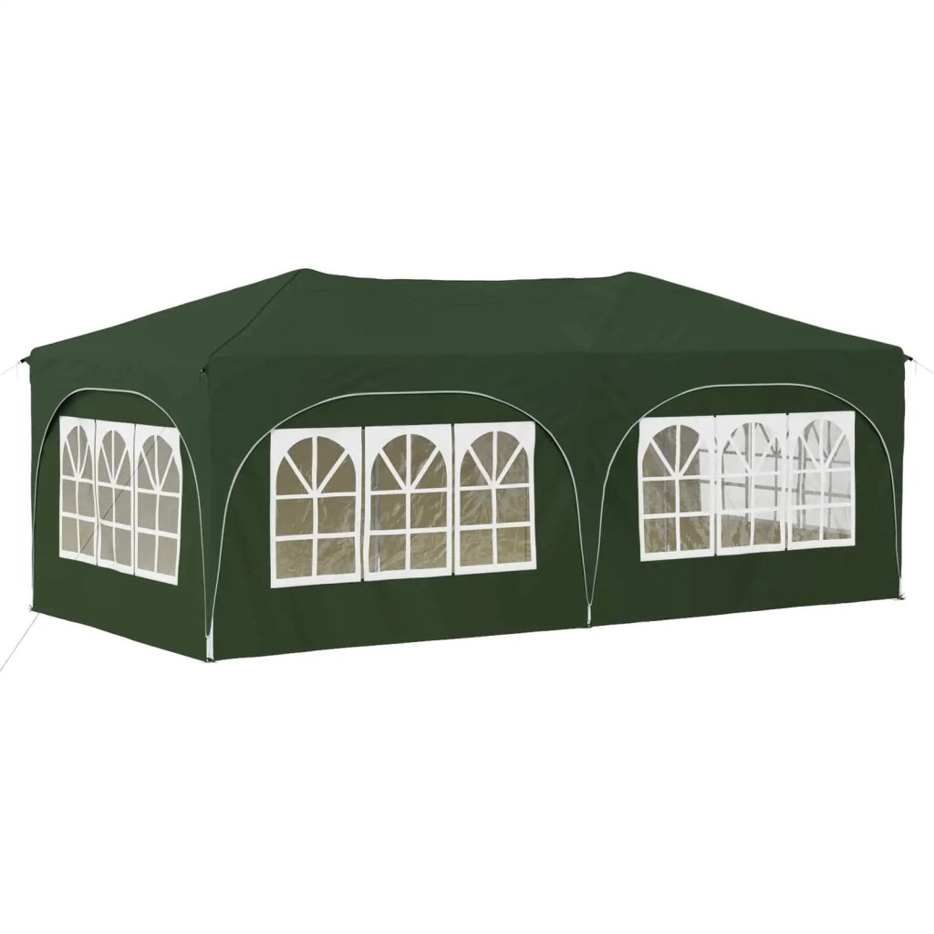 Tenda per feste a pop-up-Gazebo Verde 575 x 288 x 245 cm 671071