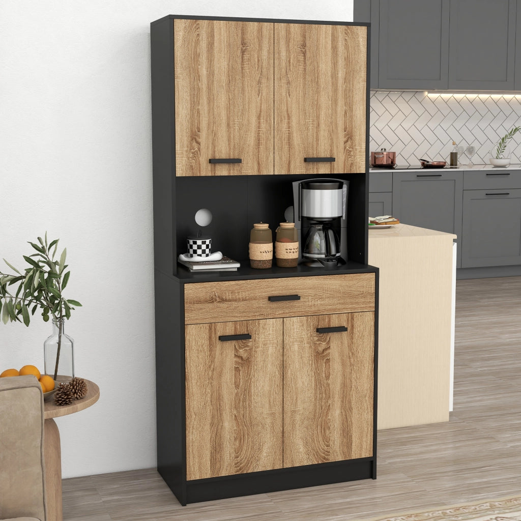 Armadio da cucina ¨C zephmum ¨C bianco 80x40x180 cm