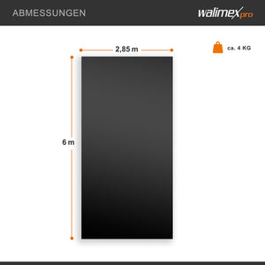 2in1 Sfondo in tessuto 2,85x6m, B/N