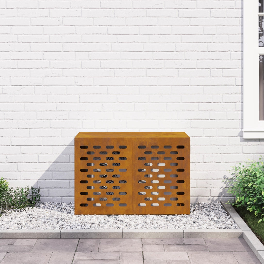 Copertura per Condizionatore d'Aria 90x40x60 cm Acciaio Resistente alle Intemperie