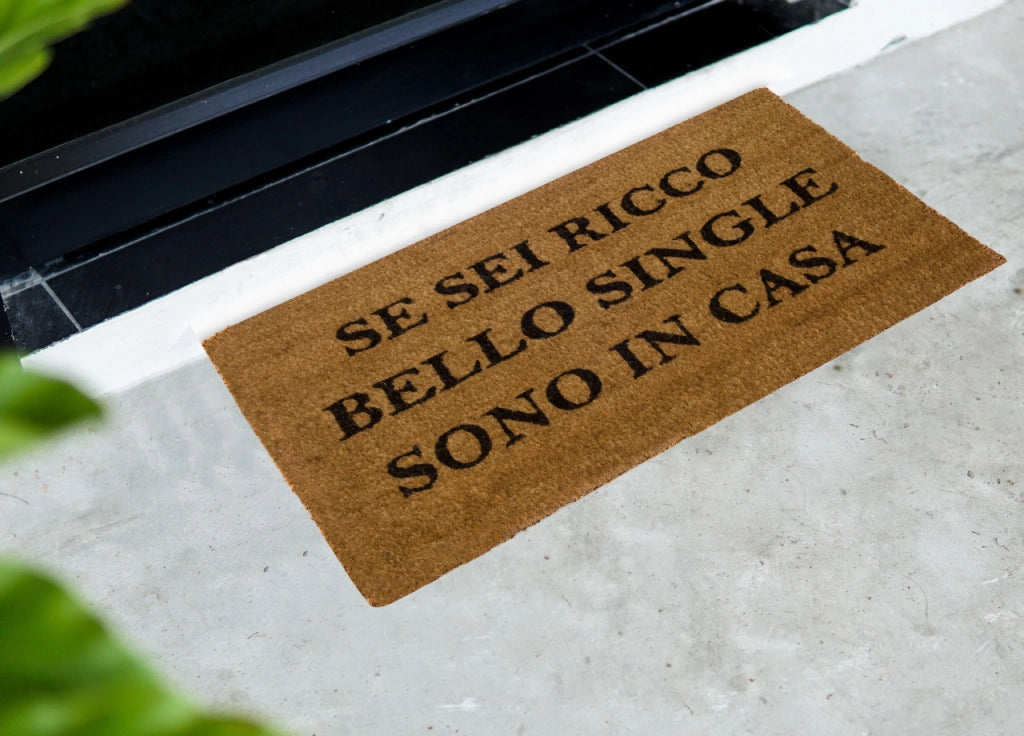 Zerbino Entrata Ingresso Casa Esterno Antiscivolo In Cocco Allegro Ricco Single
