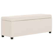Panca con vano contenitore 116 cm poliestere crema 02_0010803