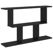 Scaffale da parete Rovere Nero 80 x 15 x 50,5 cm 8012285