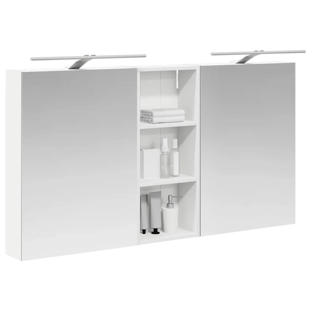 Set di Armadi da Bagno con lo scaffale 3 pcs 130 x 14,5 x 70 cm 3403768